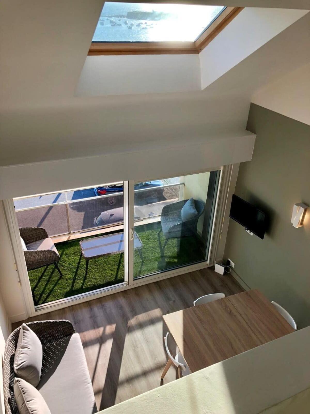 Magnifique Duplex Super Cosy Vue Mer 180 Ploemeur Exterior foto