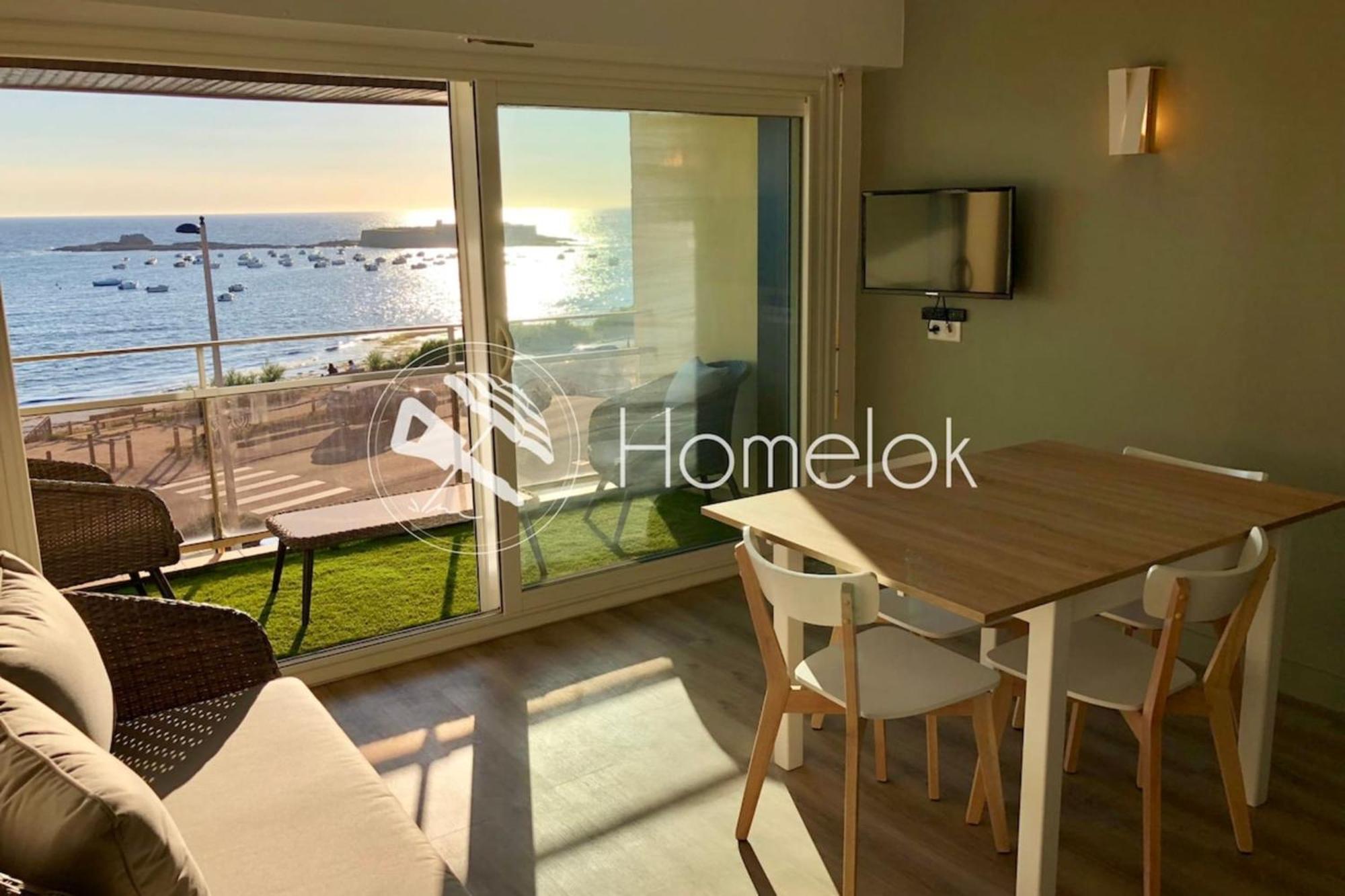 Magnifique Duplex Super Cosy Vue Mer 180 Ploemeur Exterior foto